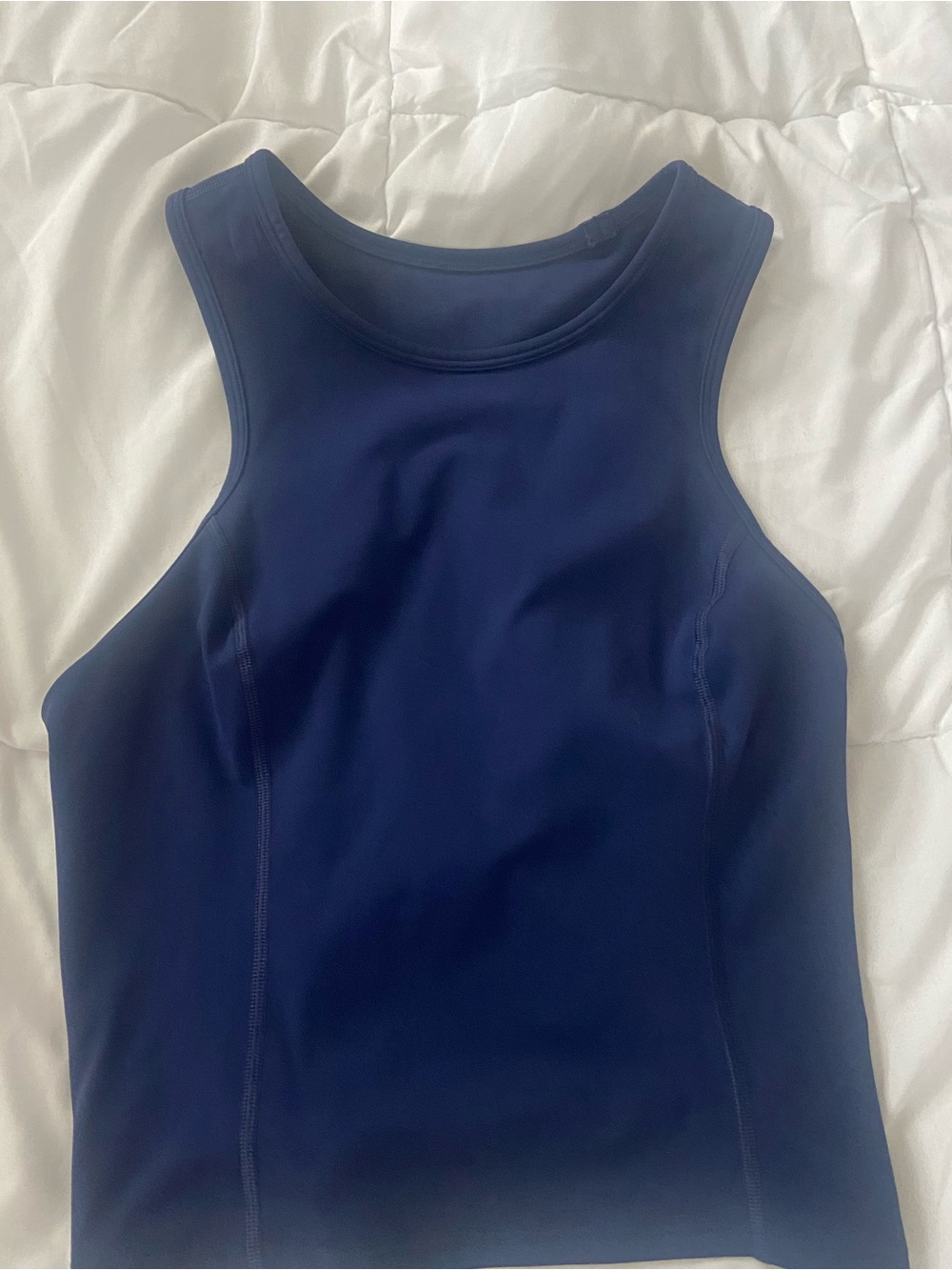 Lululemon Navy Sleeveless Performance Tank Top